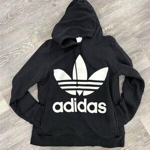 Adidas Black Garment with White Label
